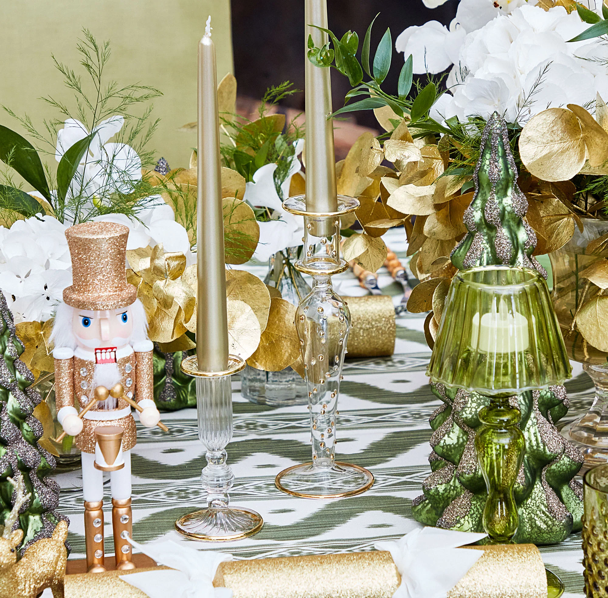 Joy Gold Fluted Candle Holder (Pair) - Image 7