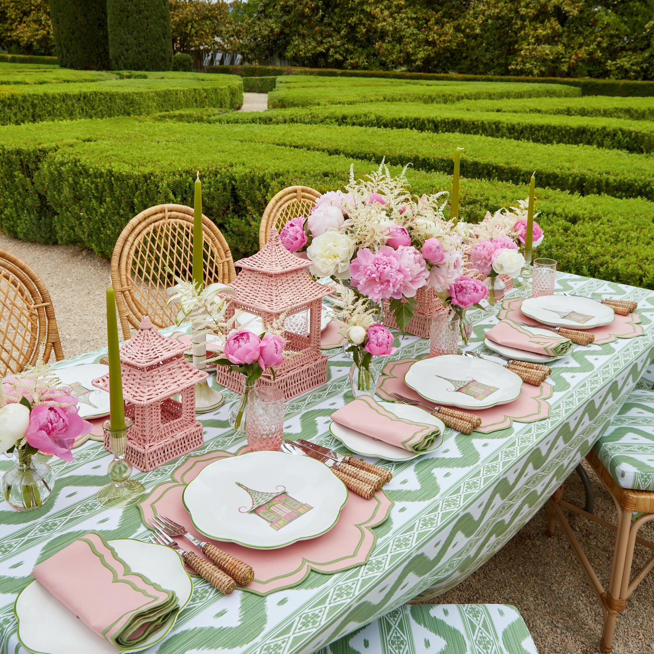 Fleur Pink Placemats & Napkins (Set of 4) - Image 7