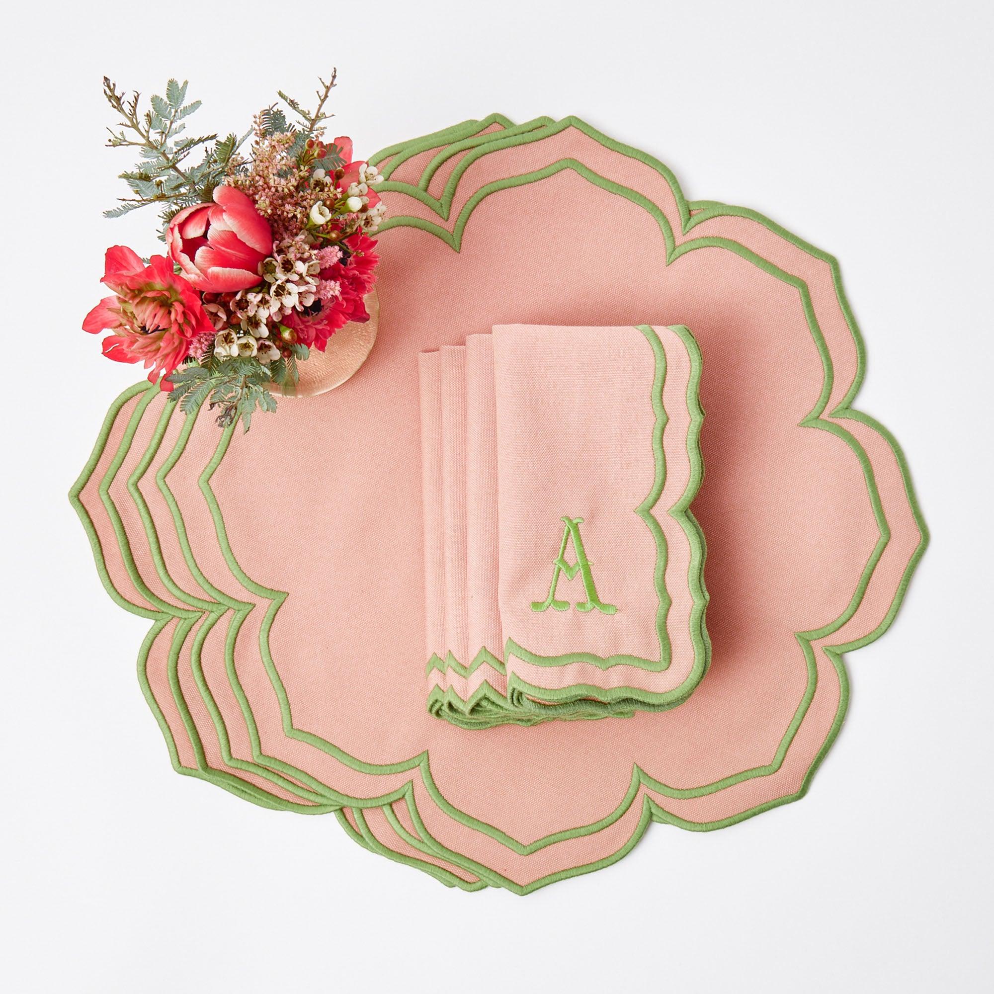 Fleur Pink Placemats (Set of 4) - Image 12