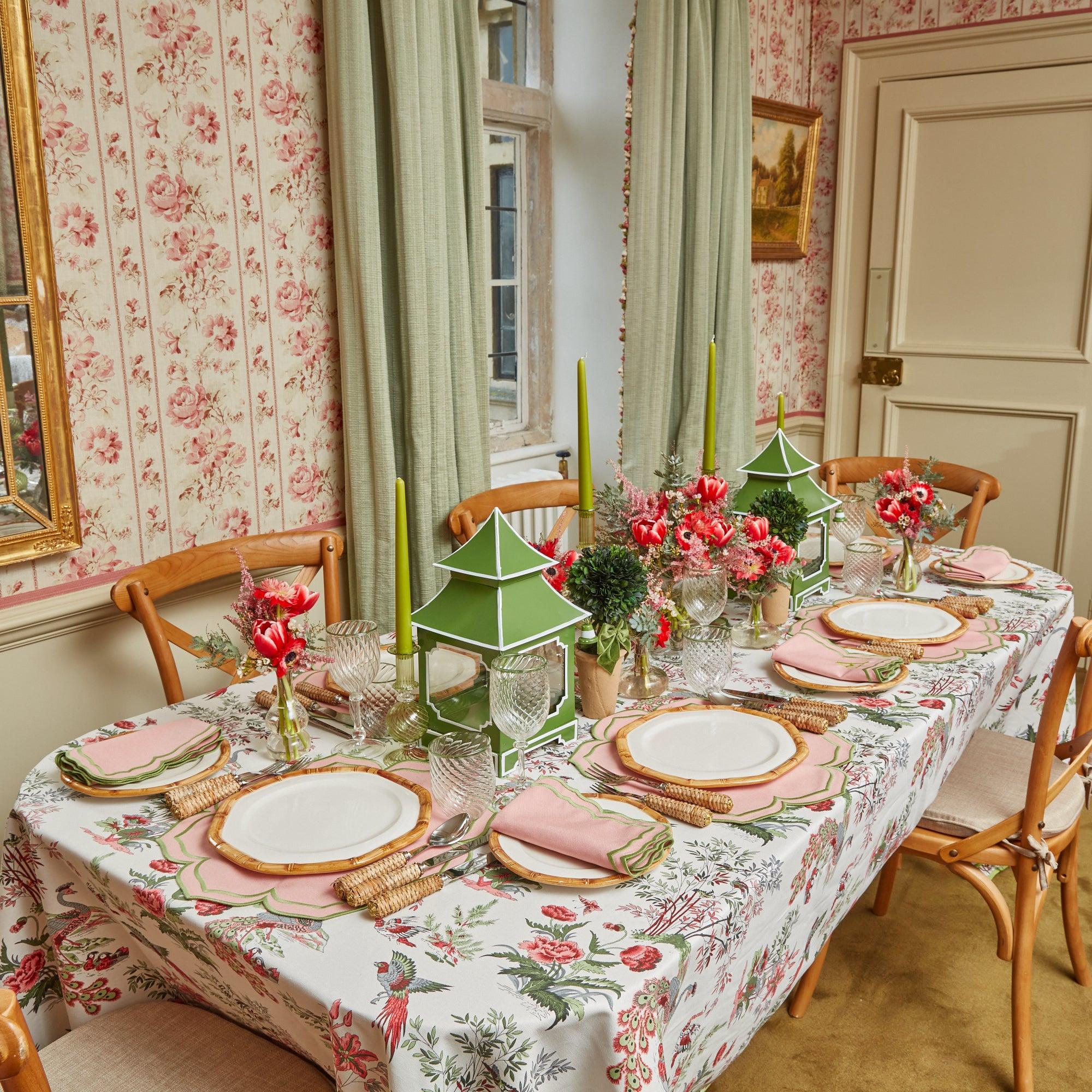 Fleur Pink Placemats (Set of 4) - Image 8