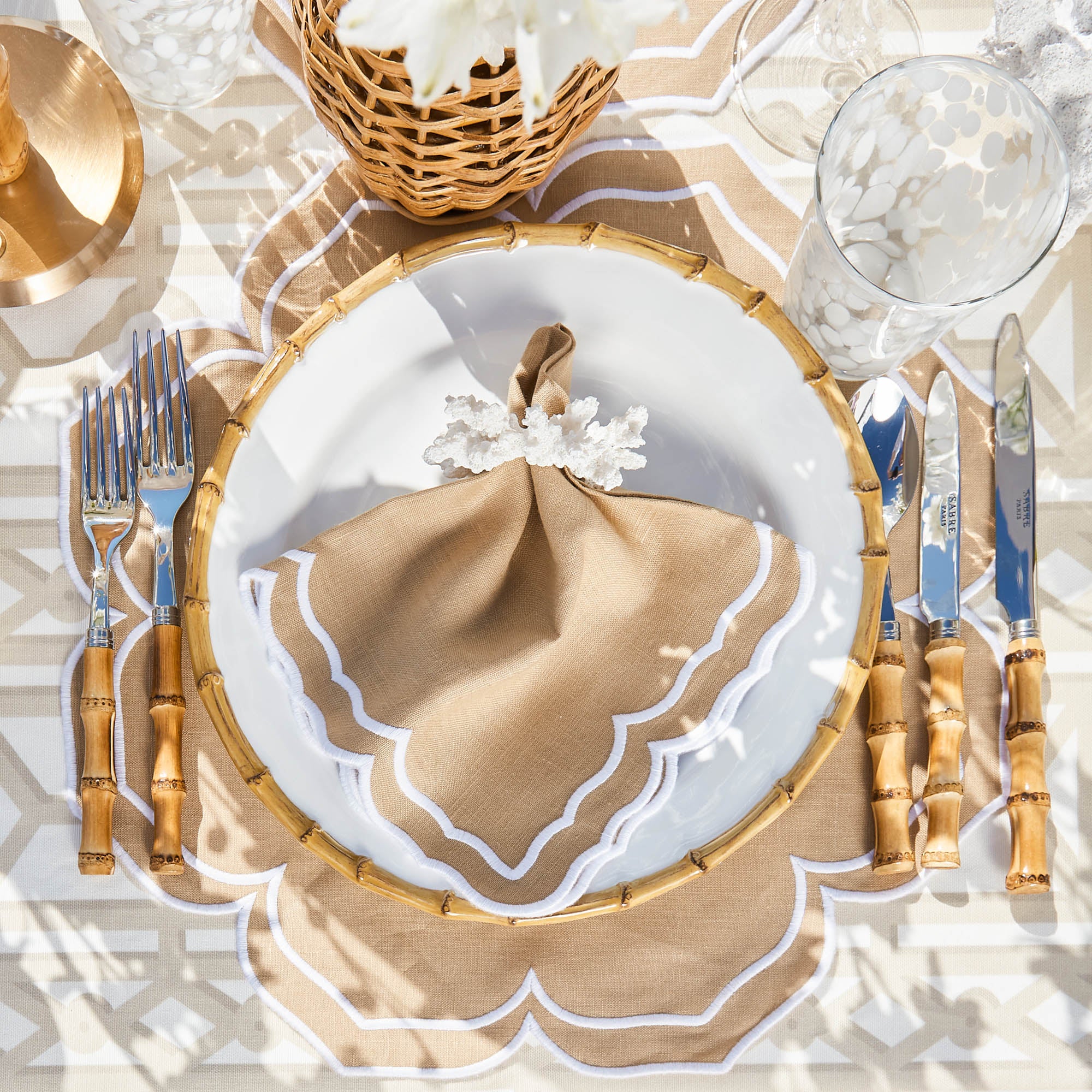 Fleur Sand Placemats (Set of 4) - Image 4