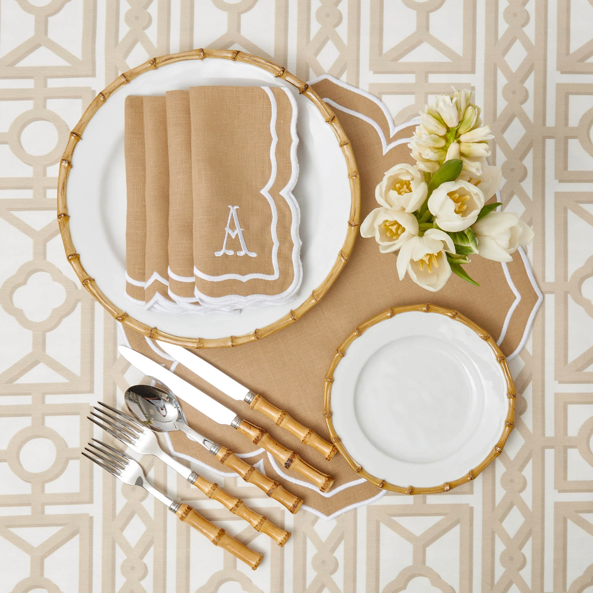 Fleur Sand Placemats (Set of 4) - Image 7