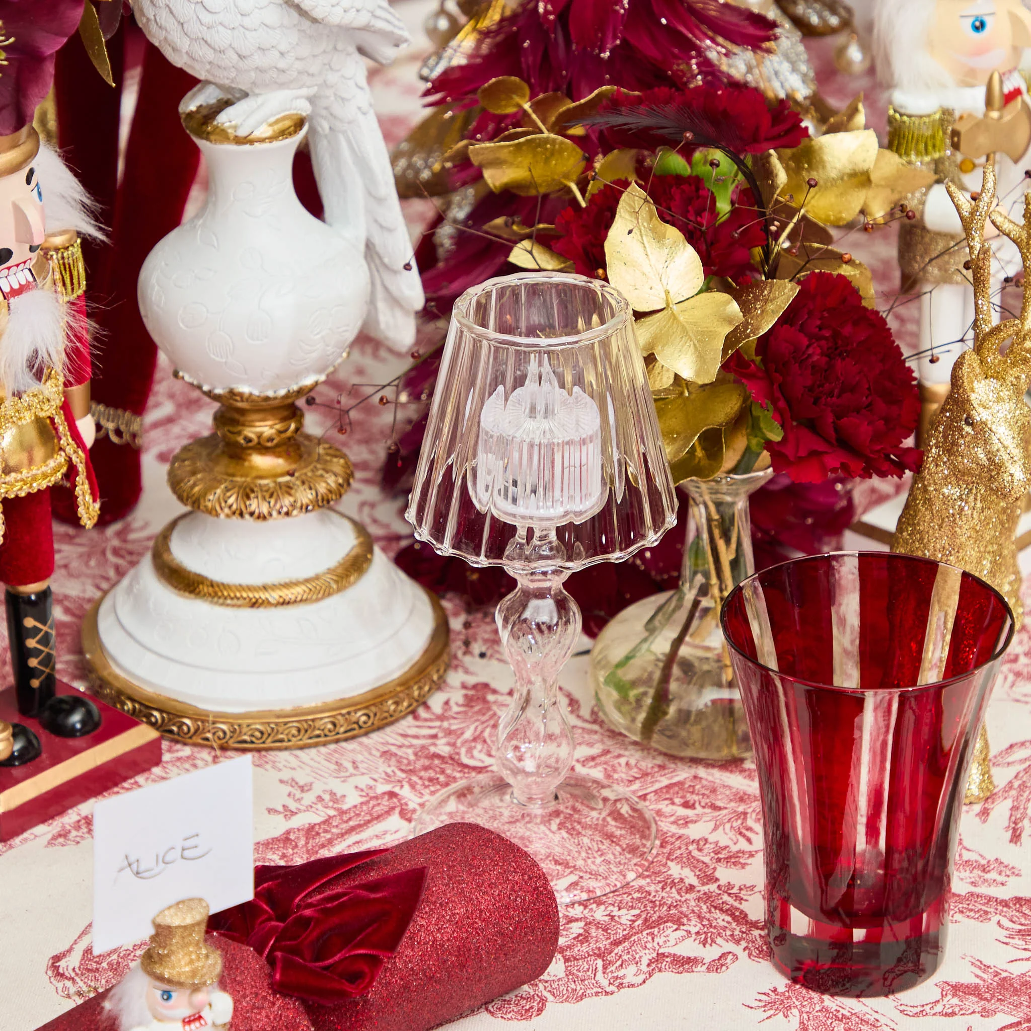 Glass Lantern Tea Light Holder Set - Image 9