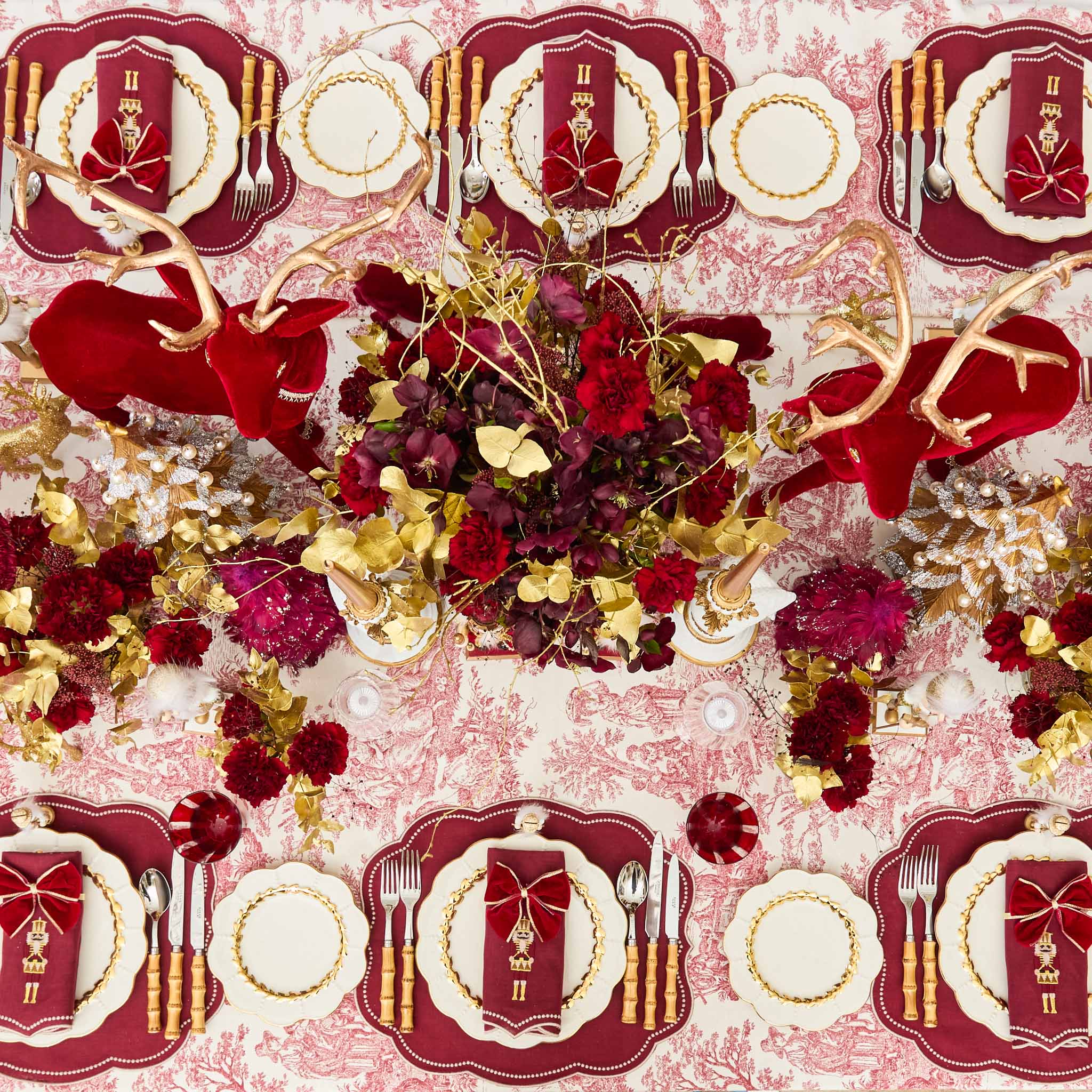 Claudette Toile Tablecloth - Image 7