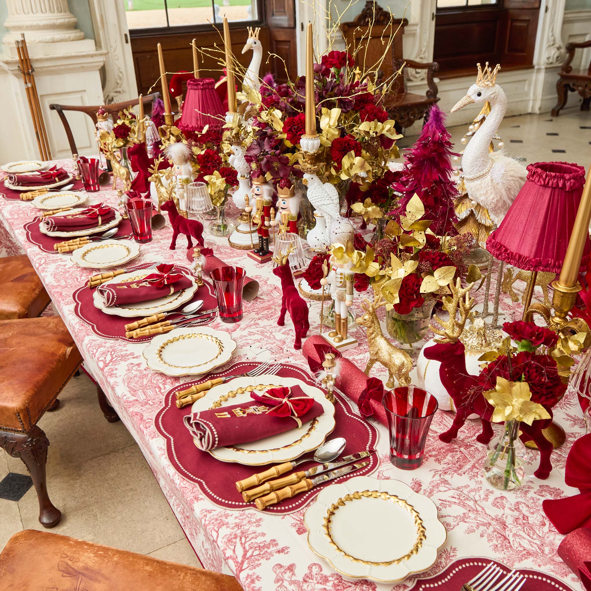 Claudette Toile Tablecloth - Image 10