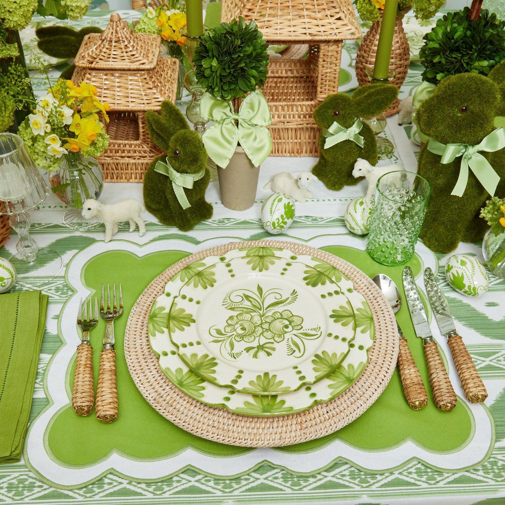 Seville Green Gardênia Starter Plates (Set of 4) - Image 8