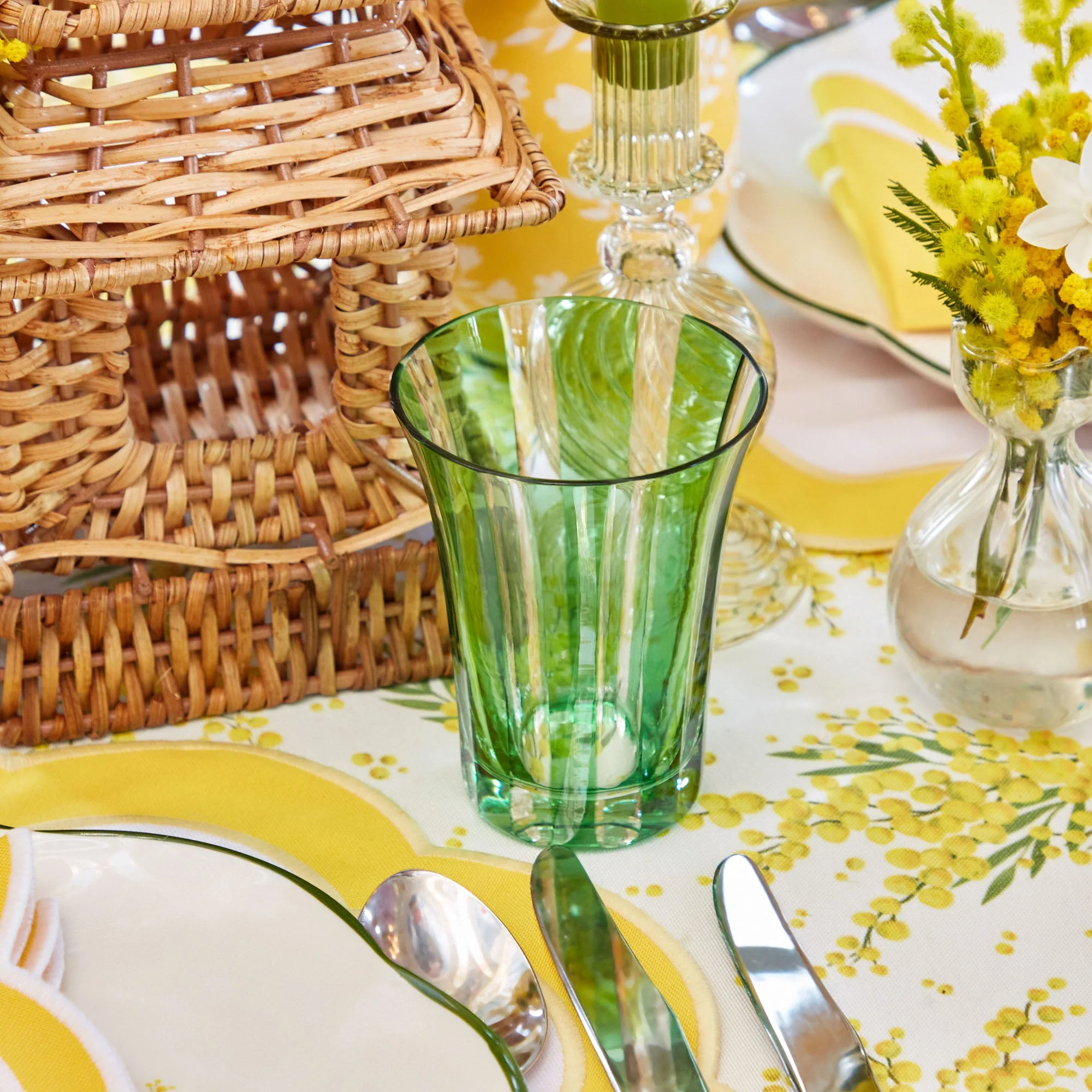 Green Positano Glasses (Set of 4) - Image 7