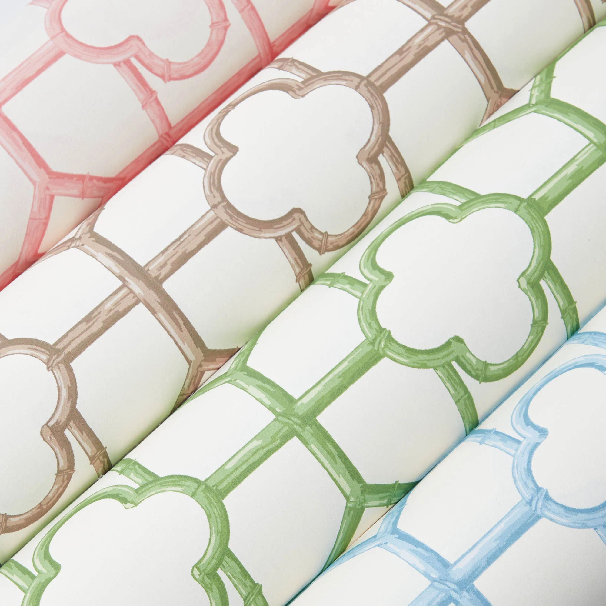 Pink Shaded Bamboo Wallpaper - Image 11