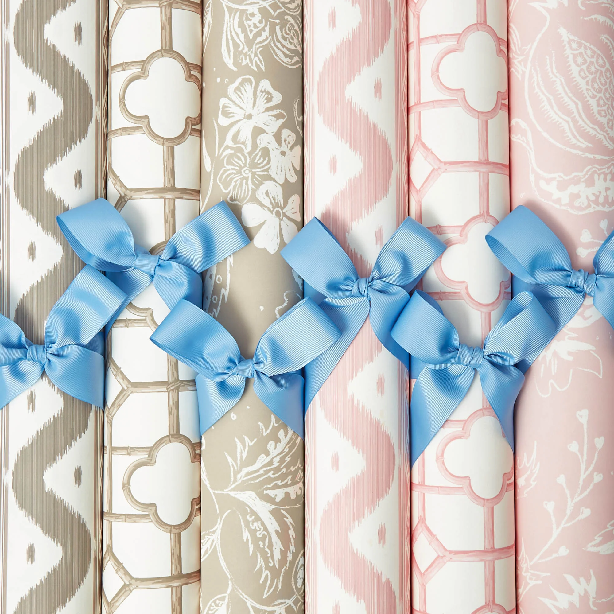 Pink Shaded Bamboo Wallpaper - Image 6