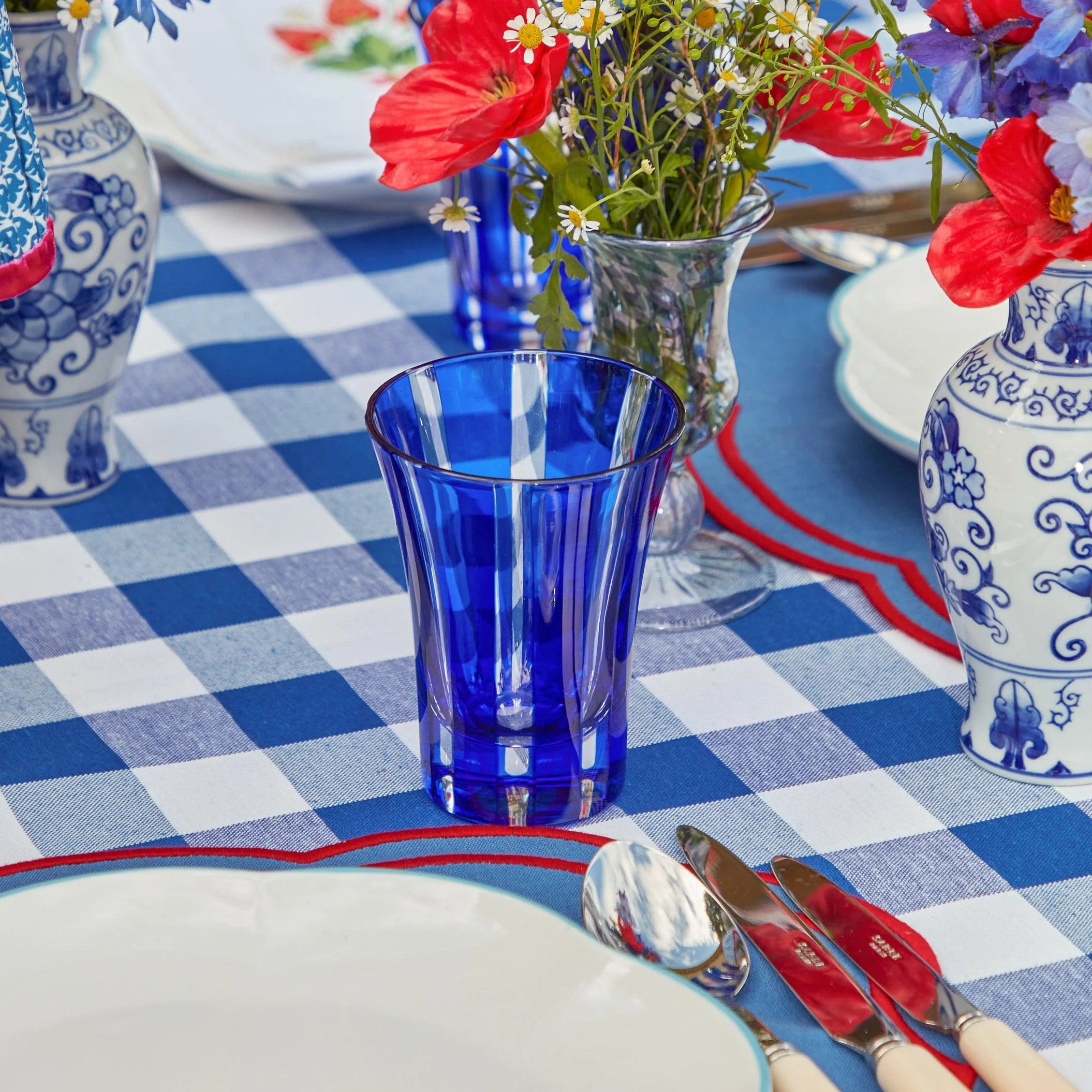 Royal Blue Positano Glasses (Set of 4) - Image 11