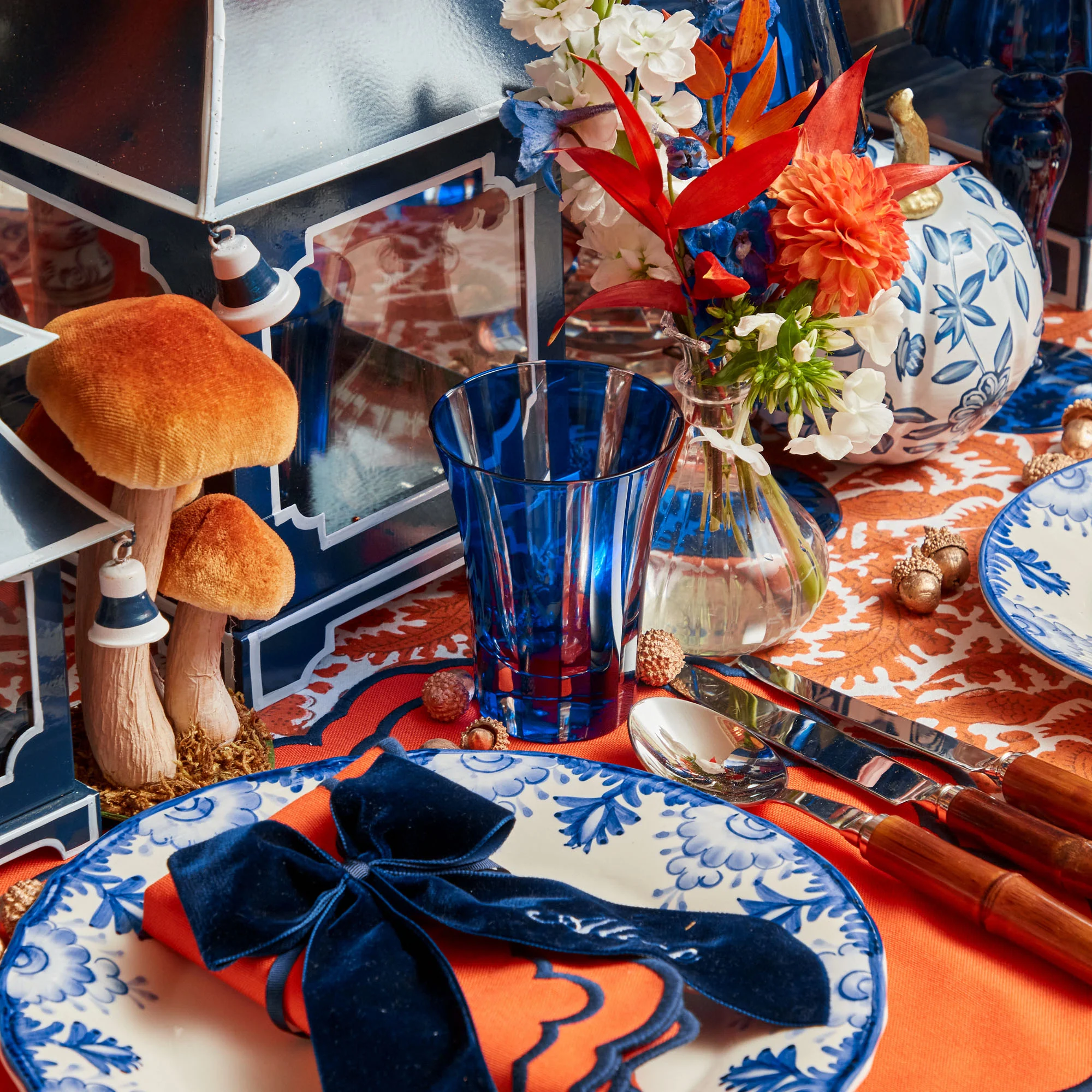 Royal Blue Positano Glasses (Set of 4) - Image 2