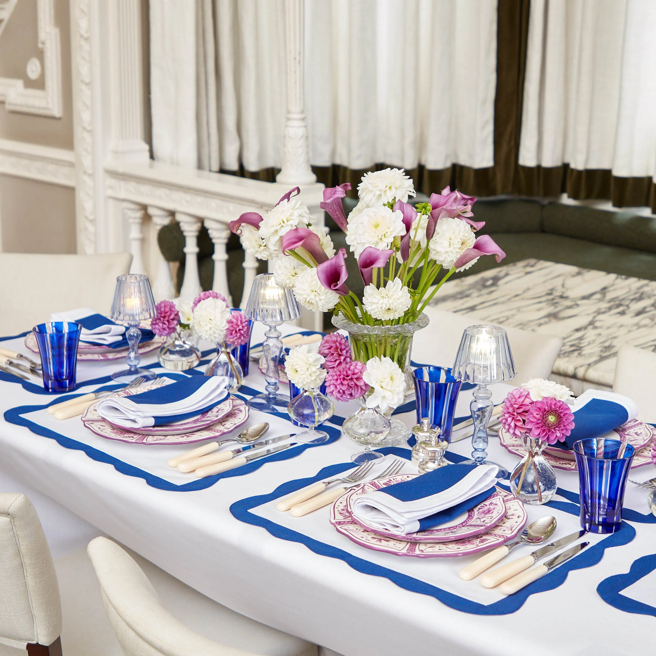 Royal Blue Positano Glasses (Set of 4) - Image 8