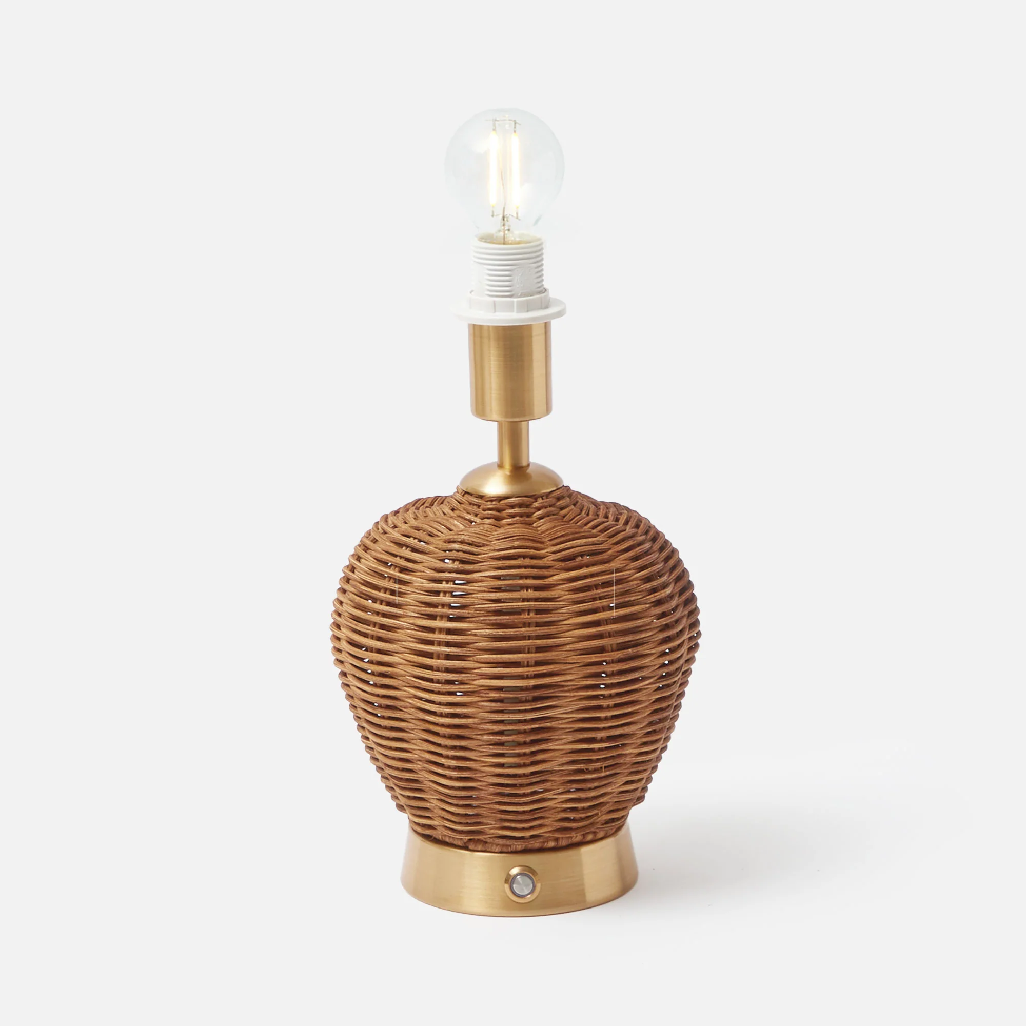 Trio of Rechargeable Rattan Lamps - Image 12
