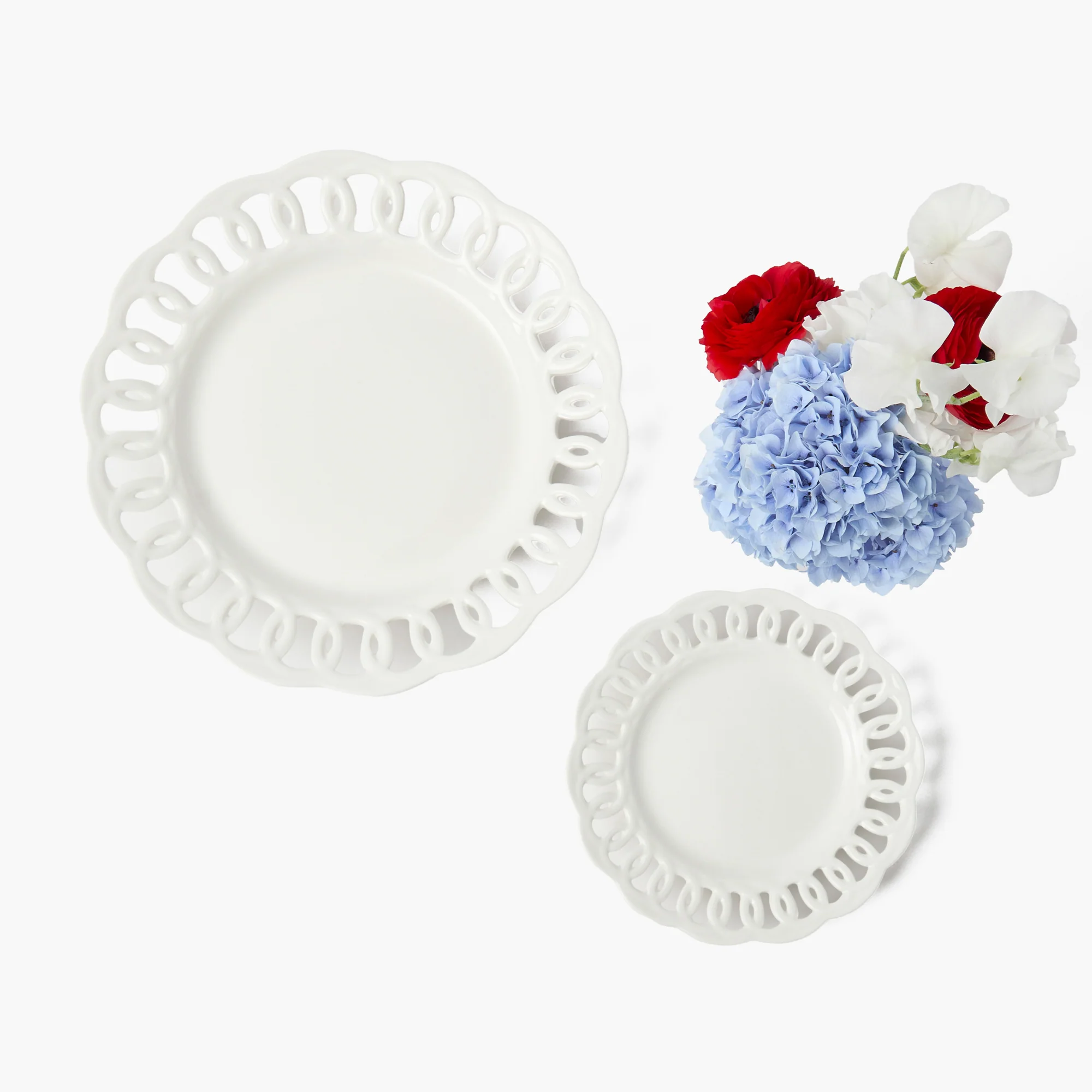 White Lace Starter Plate - Image 12